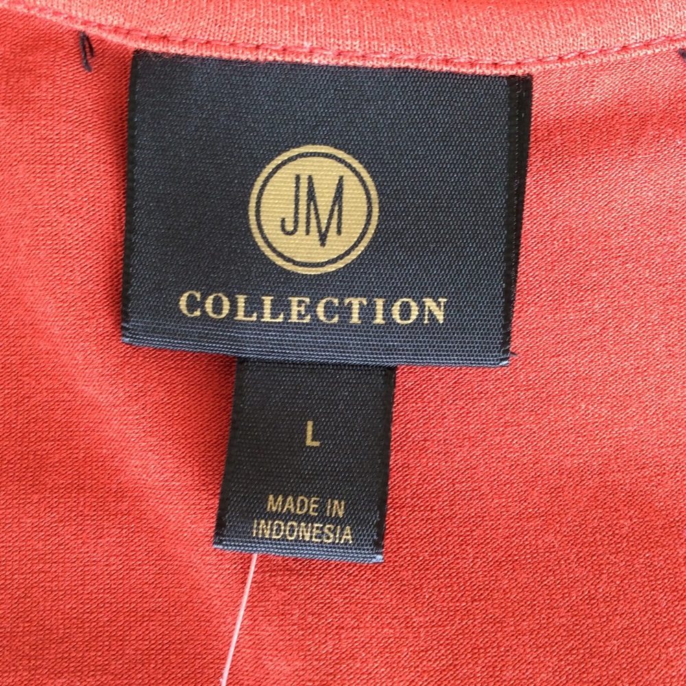 JM Collections Rusty Red  L - Picture 10 of 11